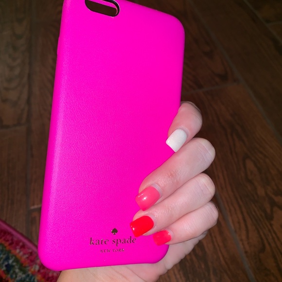 Kate Spade Accessories Kate Spade Hot Pink Iphone 6 Plus Case Cover Skin Poshmark